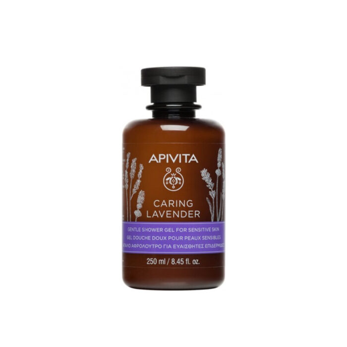 apivita caring lavender gentle shower gel 250ml