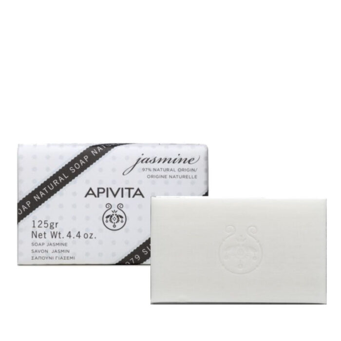 apivita natural soap with jasmine 125g