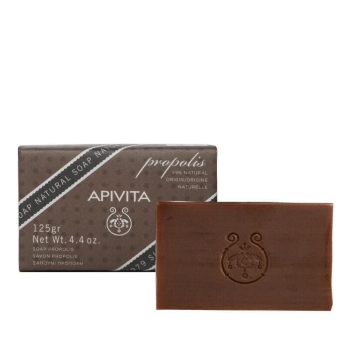 apivita natural soap with propolis 125g