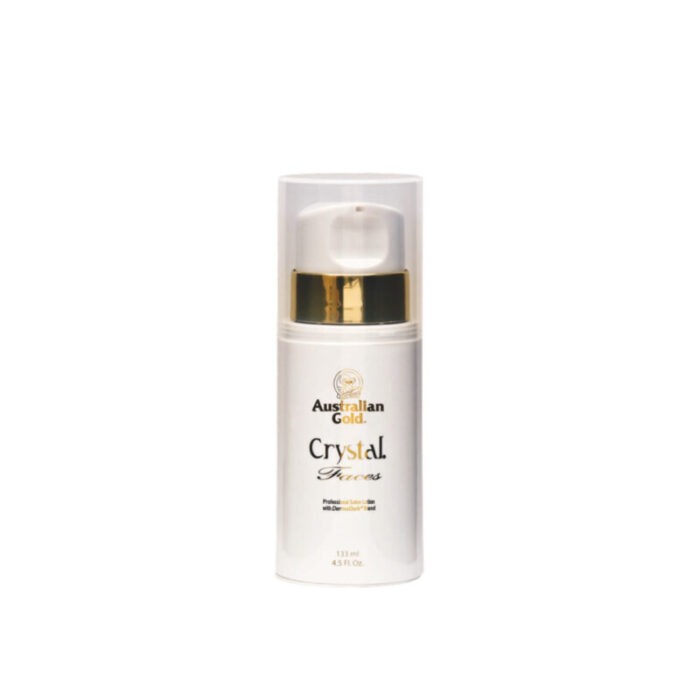 australian gold crystal faces facial lotion with dermadark blend 135ml