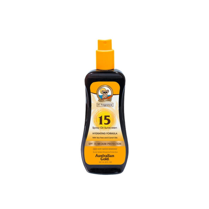 australian gold spray oil sunscreen hydrating formula spf15 237ml