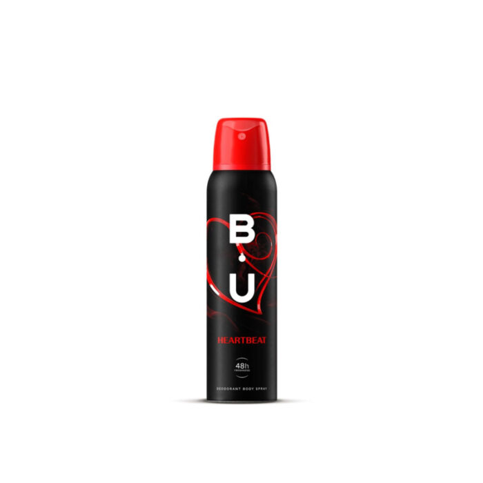 b u heartbeat 48h deodorant body spray 150ml