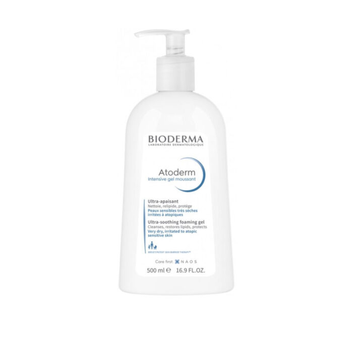 bioderma atoderm intensive gel moussant soothing foaming gel 500ml