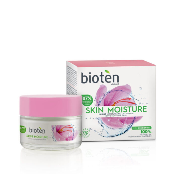 bioten skin moisture face gel cream for dry sensitive skin 50ml