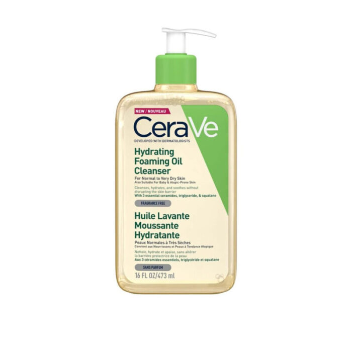 cerave hydrating foaming oil cleanser 473ml