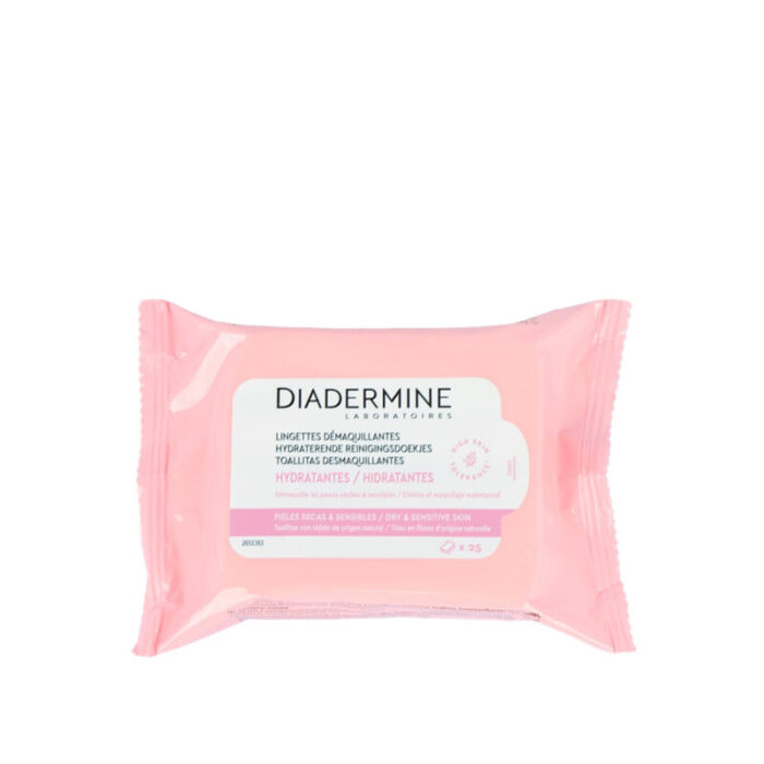 diadermine moisturizing cleansing wipes for dry sensitive skin