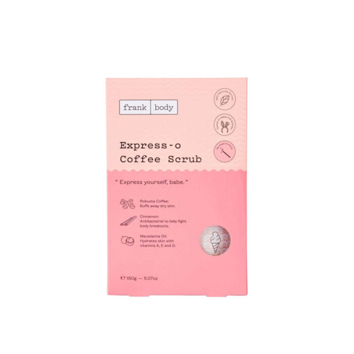 frank body express o coffee scrub 150g