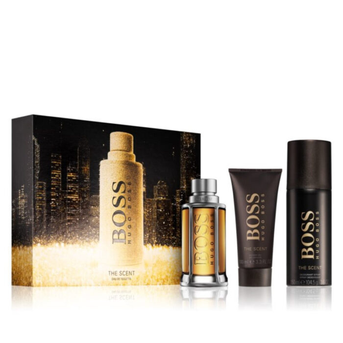 hugo boss boss the scent for him eau de toilette 100ml coffret