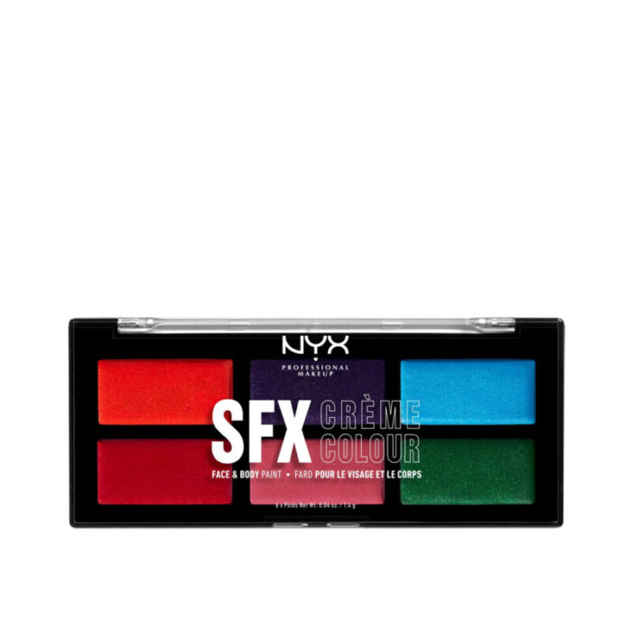 nyx pro makeup sfx face body paint palette 03 metals