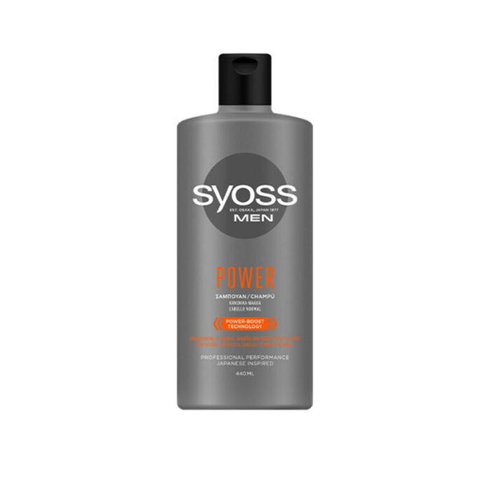 syoss men power shampoo 440ml