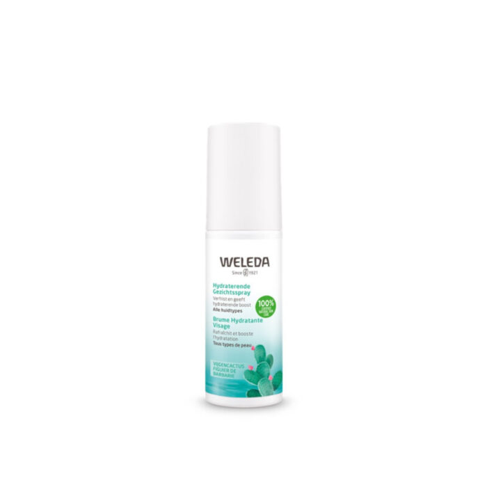 weleda prickly pear cactus 24h hydrating facial mist 100ml